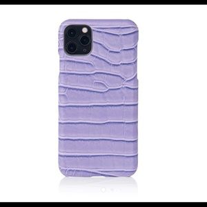 Geeks Lavender Faux Crocodile iPhone Case 11 Pro Max